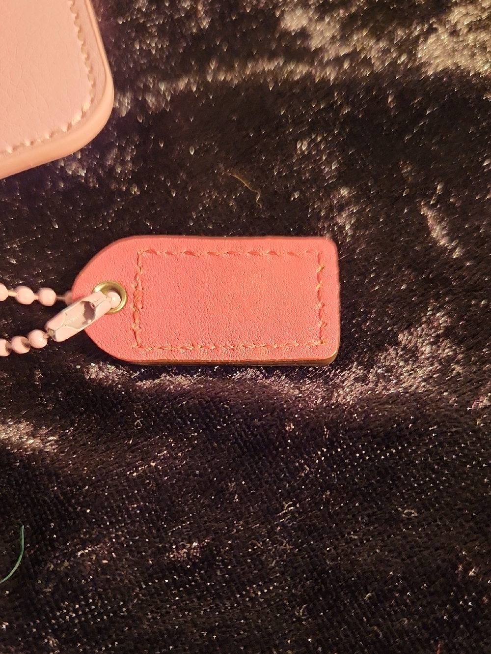 Coach Mini Pink Hang Tag With Unbranded Card Holder - Picture 4 of 5